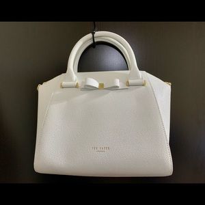Ted Baker Janne White Leather Tote Bag